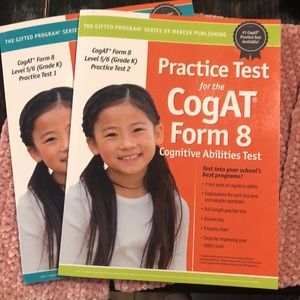 CogAt Cognitive Abilities Practice Test set for Gifted Program Form 8 Level 5/6